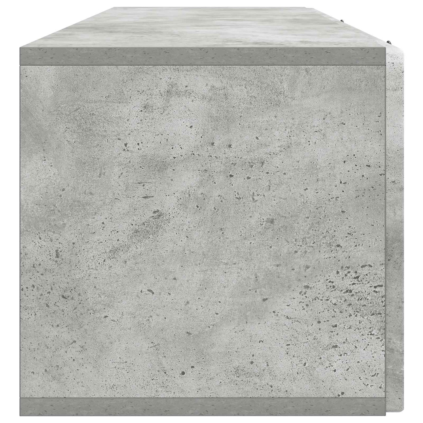 Fali TV szekrény Betonszürke 98 x 31 x 30 cm Szerelt Fa