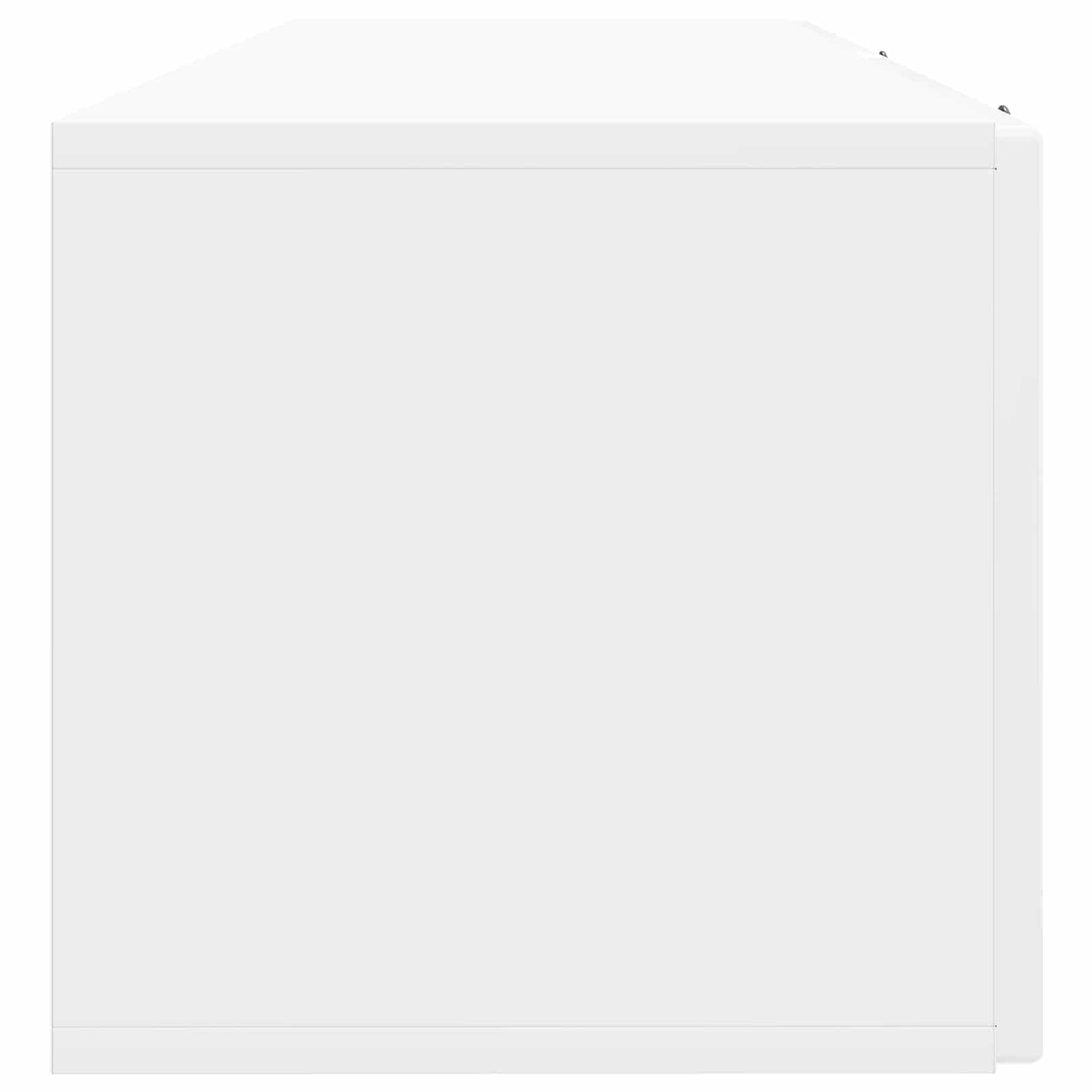 Fali TV szekrény Magasfényű Fehér 98 x 31 x 30 cm Szerelt Fa