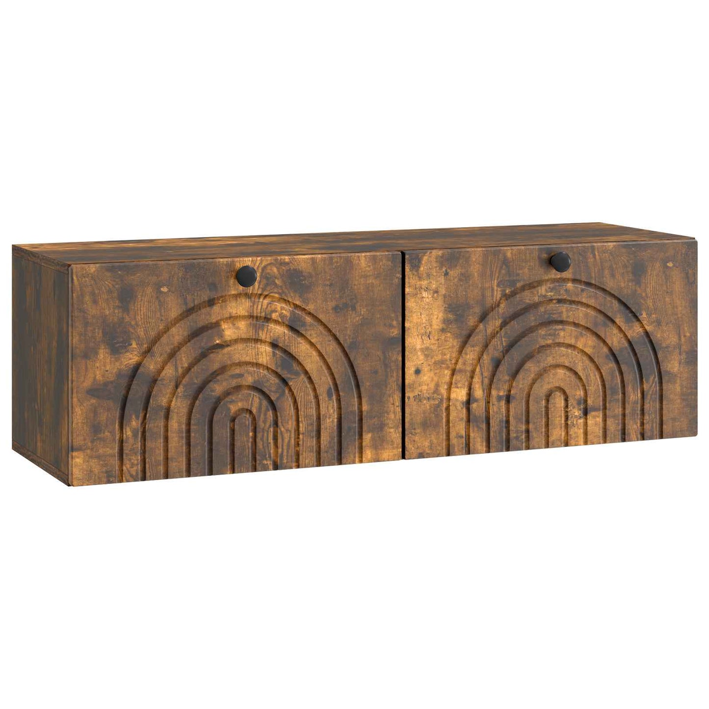 Fali TV szekrény Füstös Tölgy 98 x 31 x 30 cm Szerelt Fa