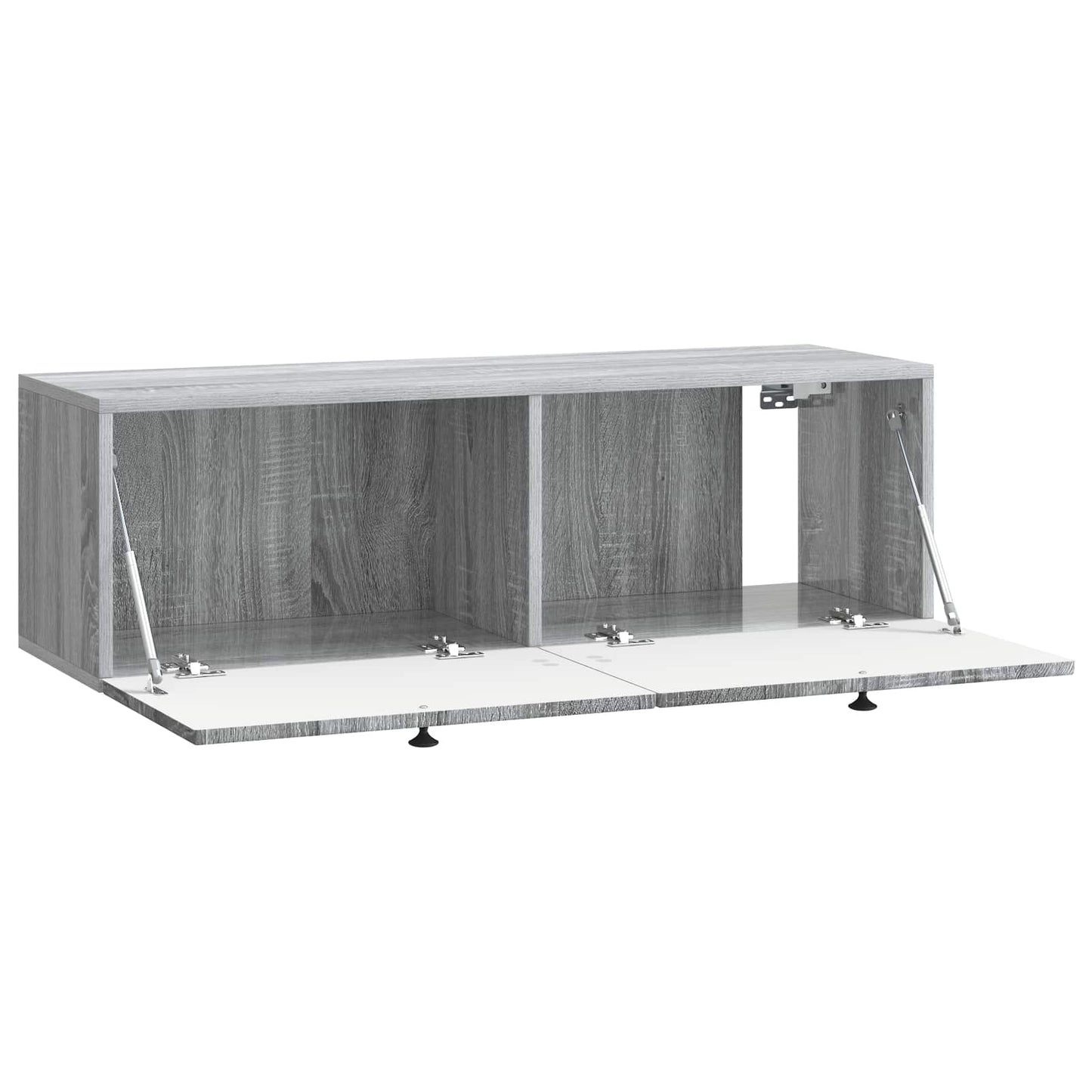 Fali TV szekrény Szürke Sonoma 98 x 31 x 30 cm Szerelt Fa