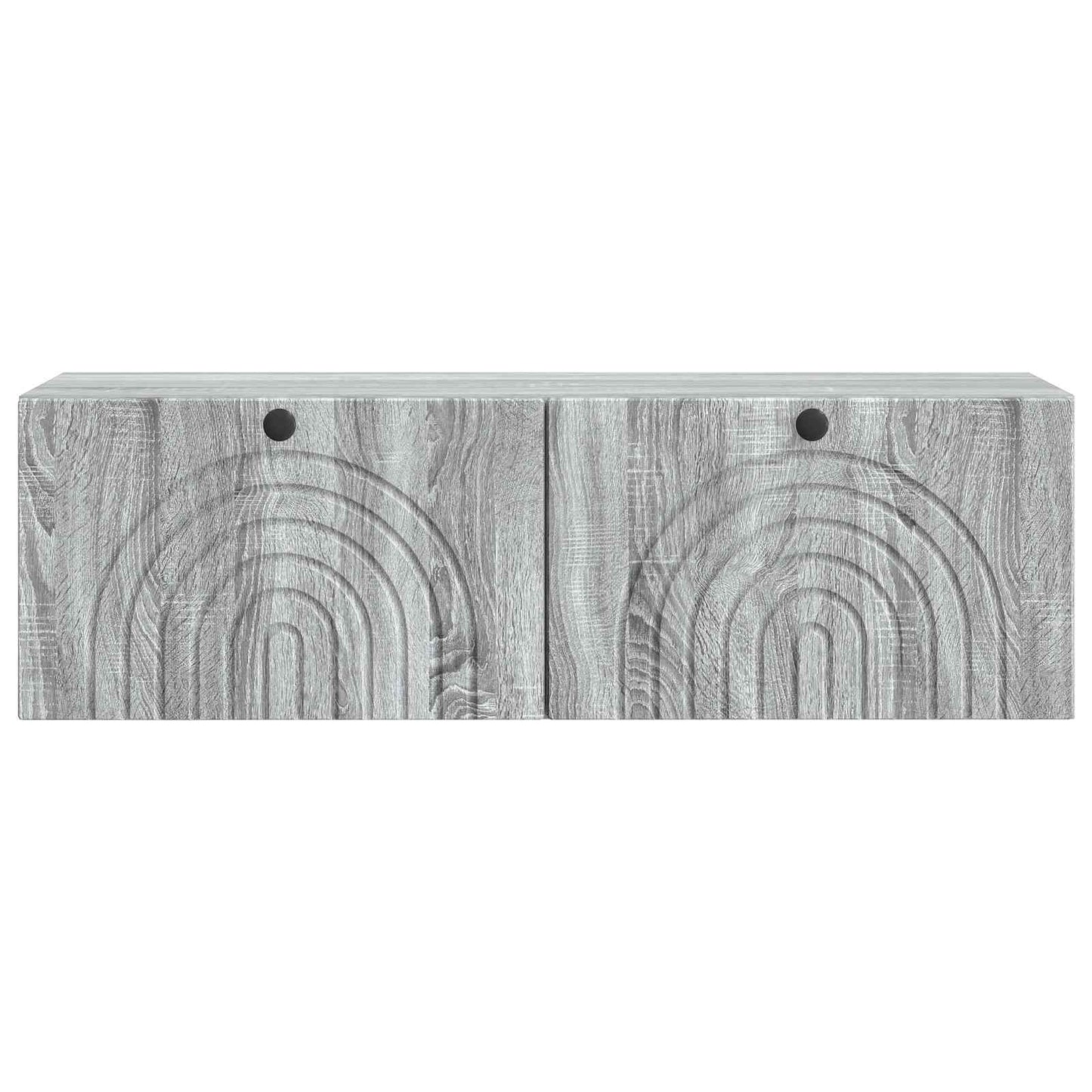 Fali TV szekrény Szürke Sonoma 98 x 31 x 30 cm Szerelt Fa
