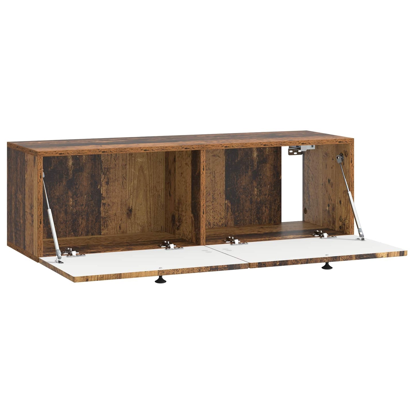 Fali TV szekrény Antik Fa 98 x 31 x 30 cm Szerelt Fa