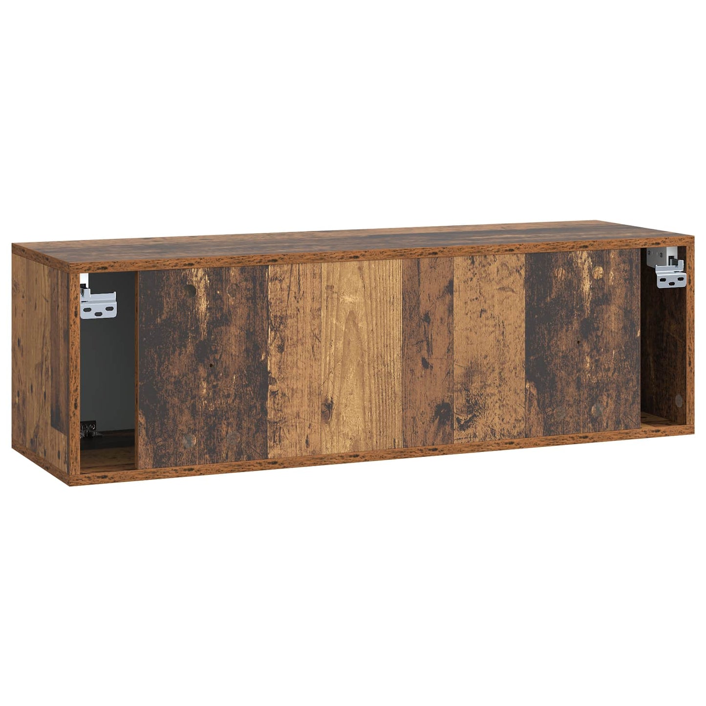 Fali TV szekrény Antik Fa 98 x 31 x 30 cm Szerelt Fa