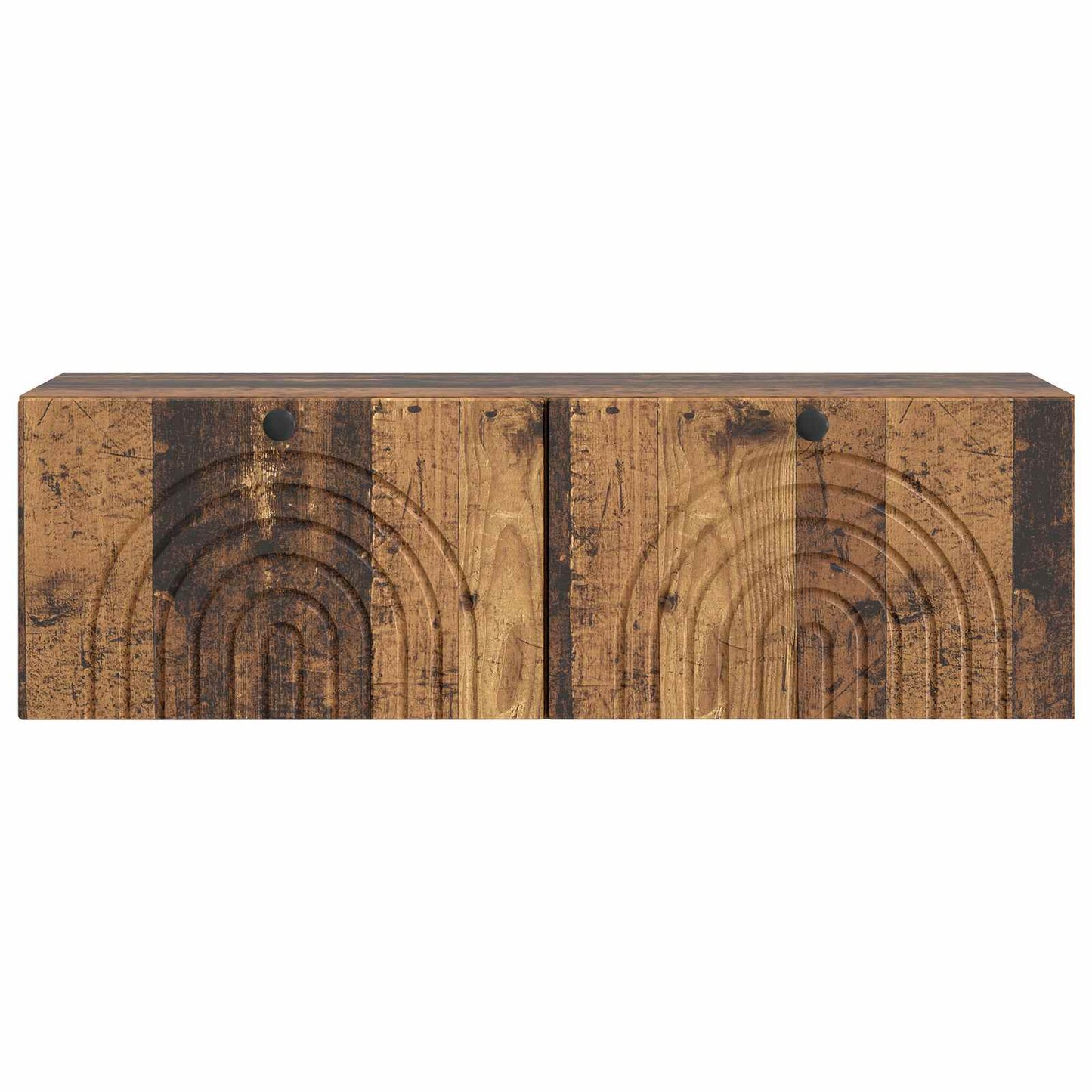 Fali TV szekrény Antik Fa 98 x 31 x 30 cm Szerelt Fa
