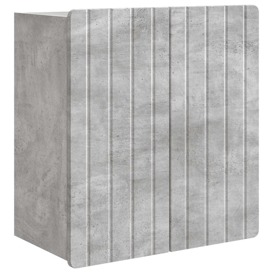Fali szekrény Betonszürke 59 x 31 x 64 cm Szerelt Fa