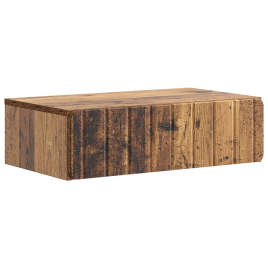 Fali oldaltábla Antik Fa 59 x 34,5 x 17 cm Szerelt Fa