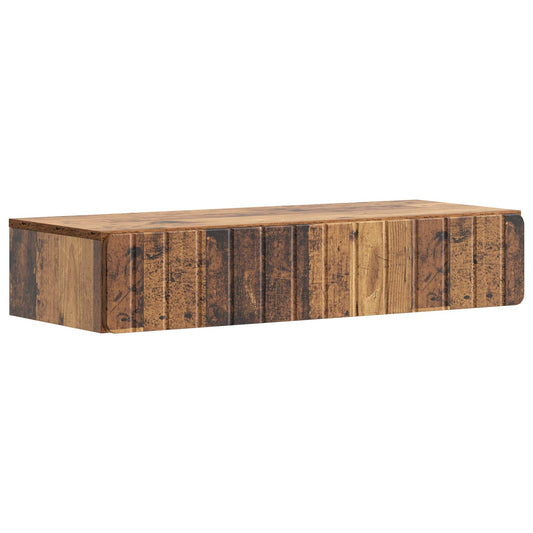 Fali oldaltábla Antik Fa 87,5 x 34,5 x 17 cm Szerelt Fa