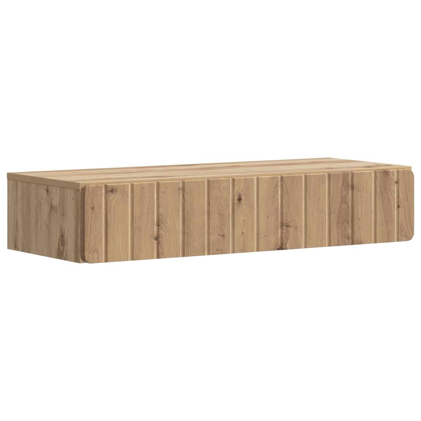 Fali oldaltábla 87,5 x 34,5 x 17 cm Szerelt Fa Kézműves Tölgy