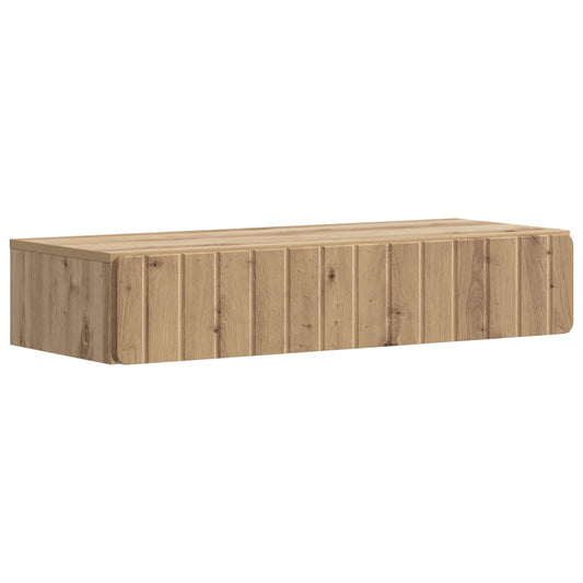 Fali oldaltábla Kézműves Tölgy 87,5 x 34,5 x 17 cm Szerelt Fa