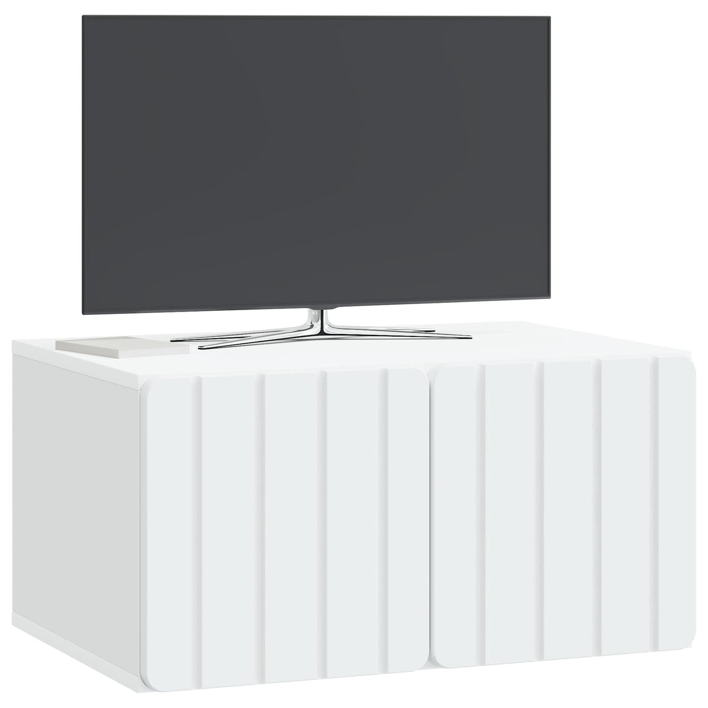 Fali TV szekrény 59,5 x 41 x 30 cm Fehér Szerelt Fa