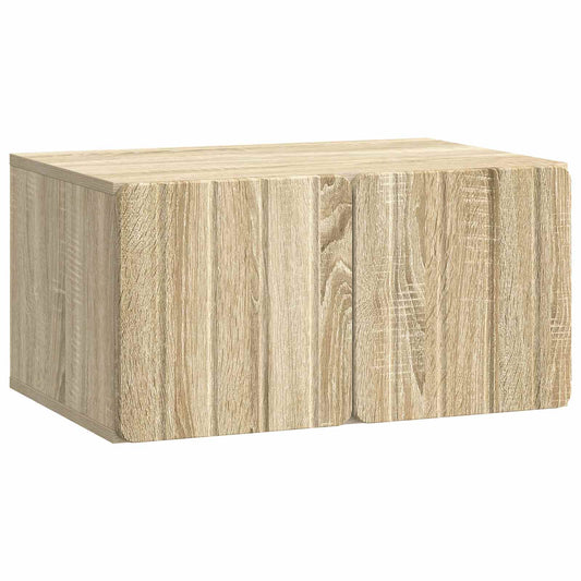 Fali TV szekrény Sonoma Tölgy 59,5 x 41 x 30 cm Szerelt Fa
