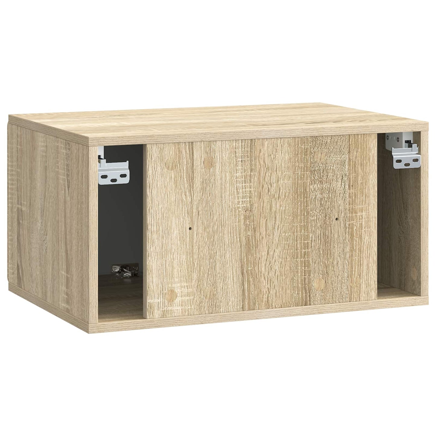 Fali TV szekrény 59,5 x 41 x 30 cm Sonoma Tölgy Szerelt Fa