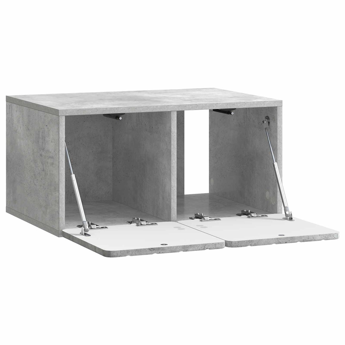 Fali TV szekrény 59,5 x 41 x 30 cm Betonszürke Szerelt Fa