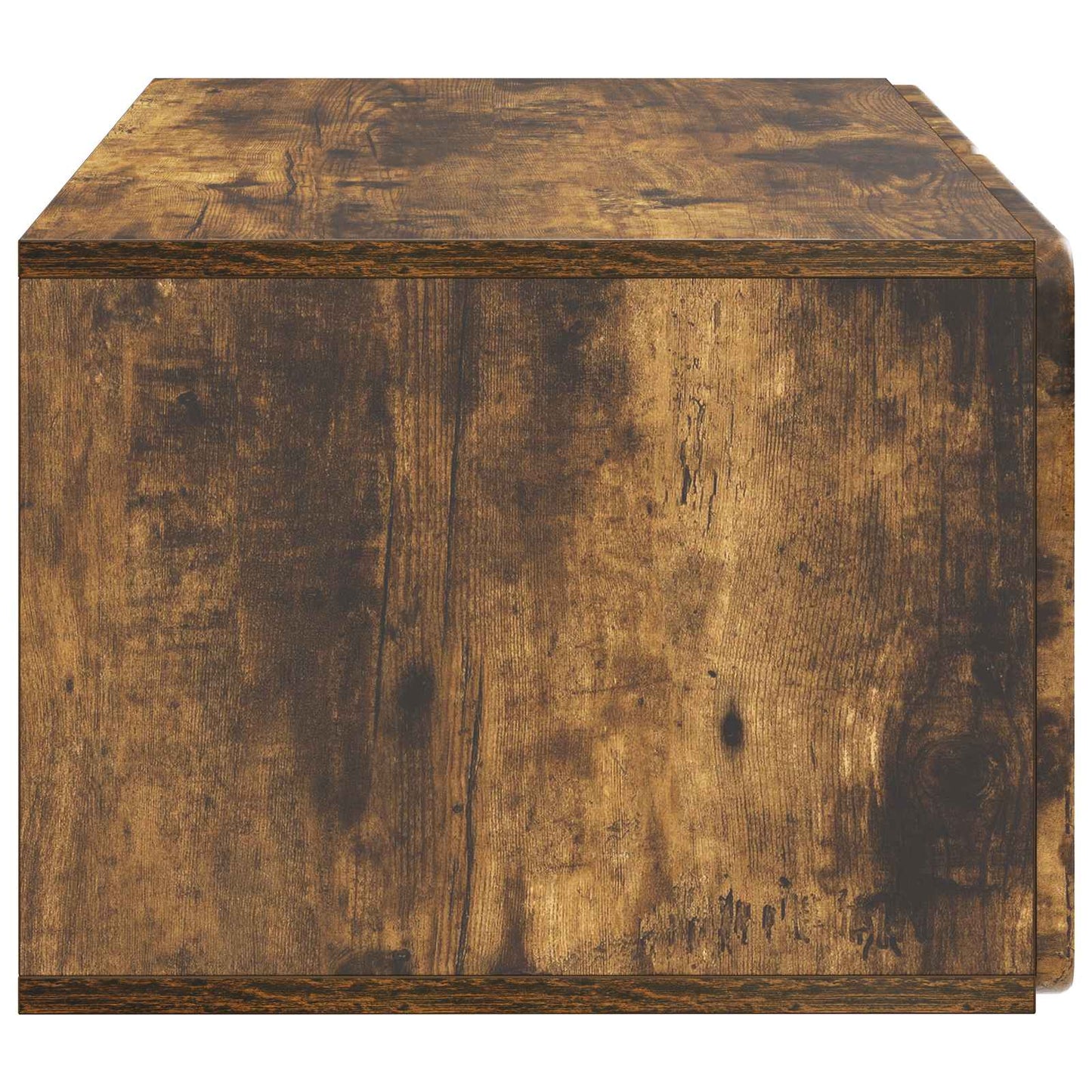 Fali TV szekrény 59,5 x 41 x 30 cm Füstös Tölgy Szerelt Fa