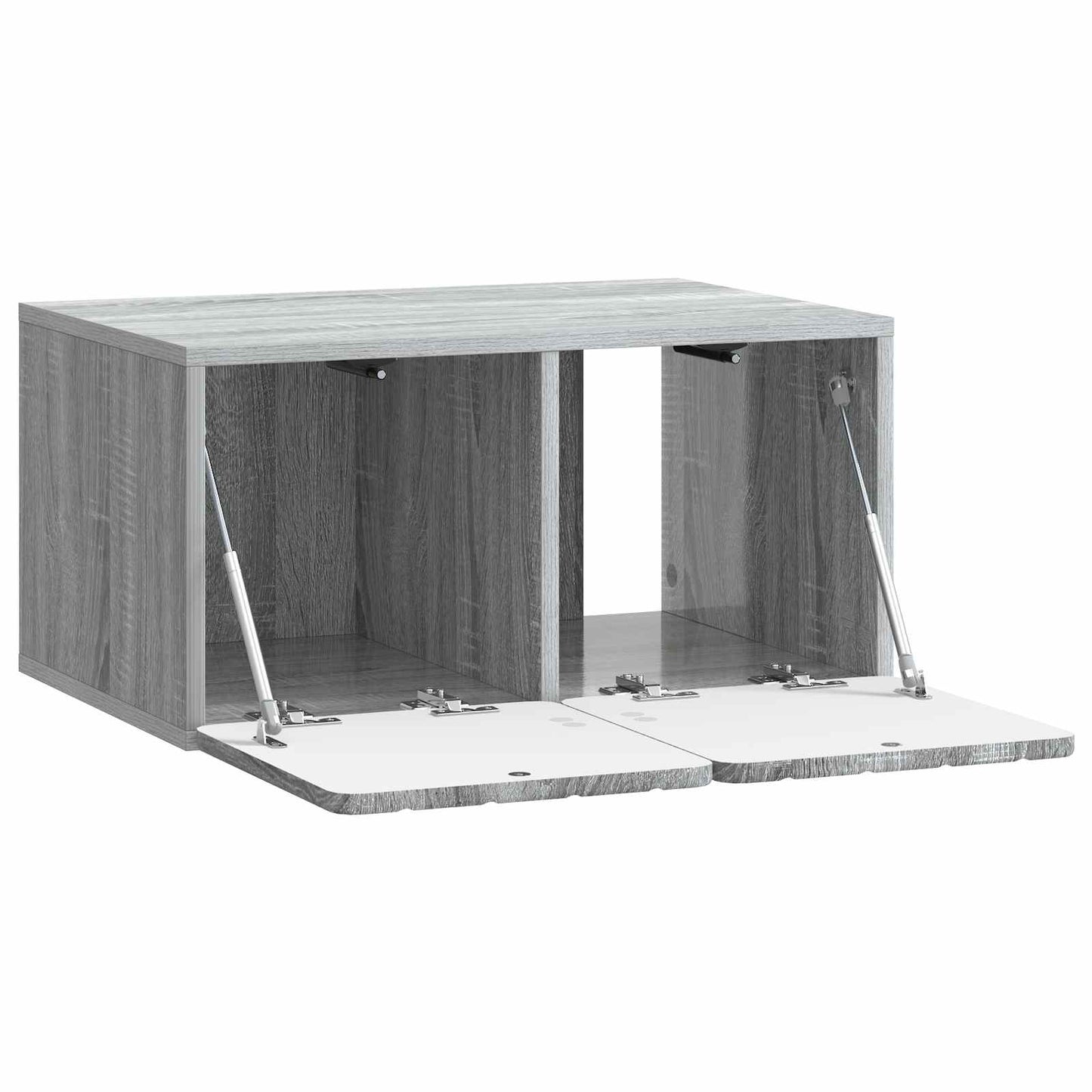 Fali TV szekrény 59,5 x 41 x 30 cm Szürke Sonoma Szerelt Fa