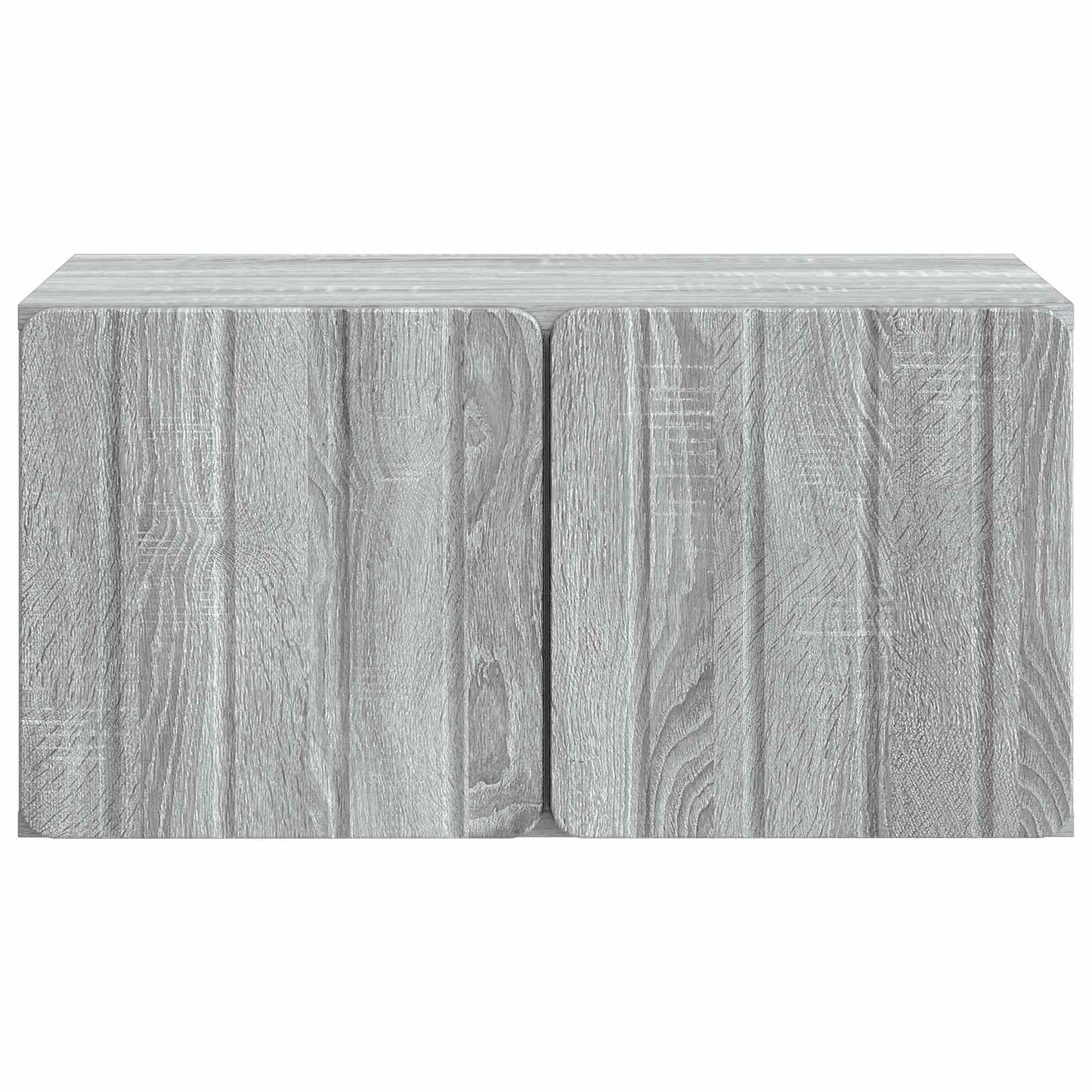 Fali TV szekrény 59,5 x 41 x 30 cm Szürke Sonoma Szerelt Fa