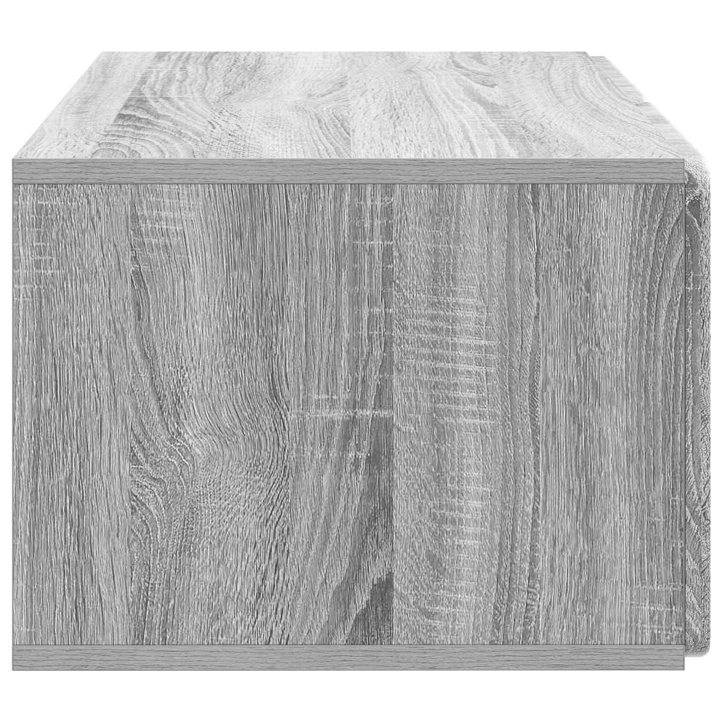 Fali TV szekrény 59,5 x 41 x 30 cm Szürke Sonoma Szerelt Fa