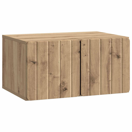 Fali TV szekrény Kézműves Tölgy 59,5 x 41 x 30 cm Szerelt Fa