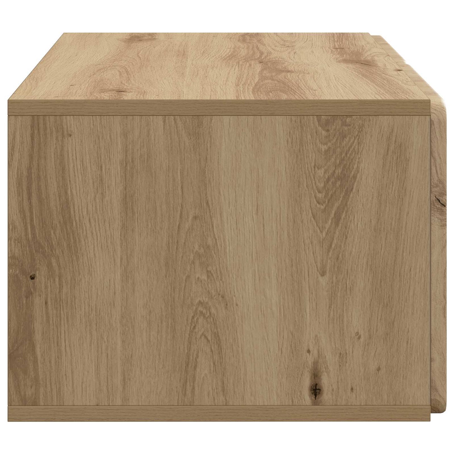 Fali TV szekrény 59,5 x 41 x 30 cm Kézműves Tölgy Szerelt Fa