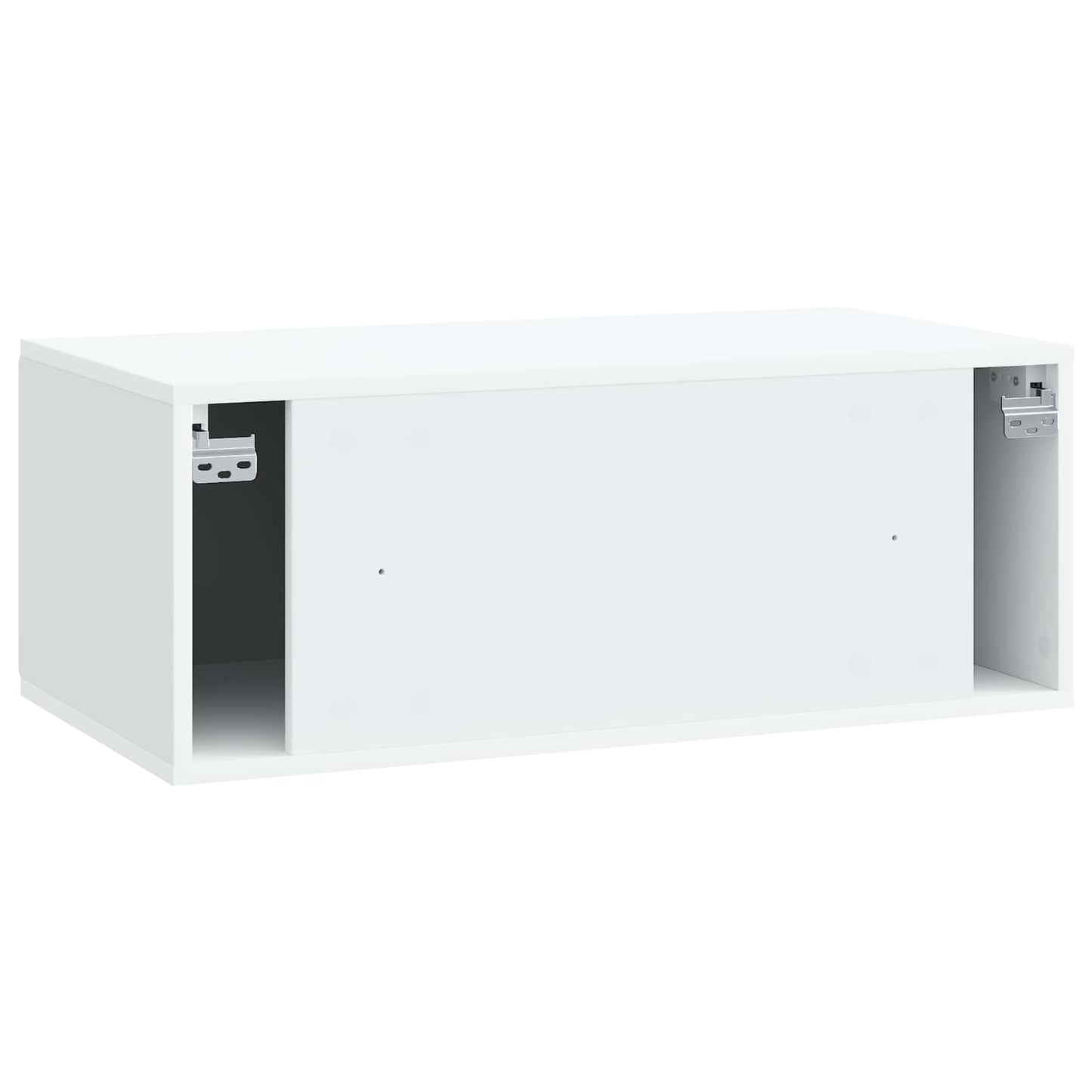 Fali TV szekrény 78,5 x 41 x 30 cm Fehér Szerelt Fa