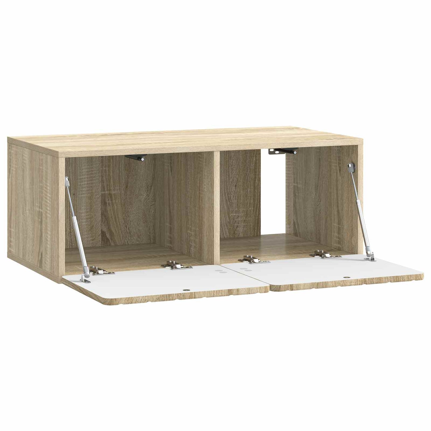 Fali TV szekrény 78,5 x 41 x 30 cm Sonoma Tölgy Szerelt Fa