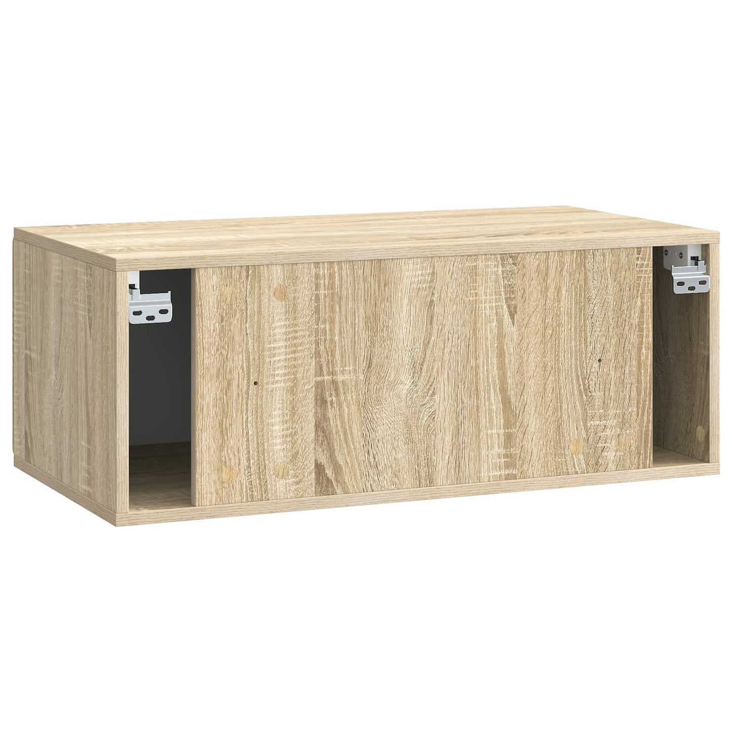 Fali TV szekrény 78,5 x 41 x 30 cm Sonoma Tölgy Szerelt Fa