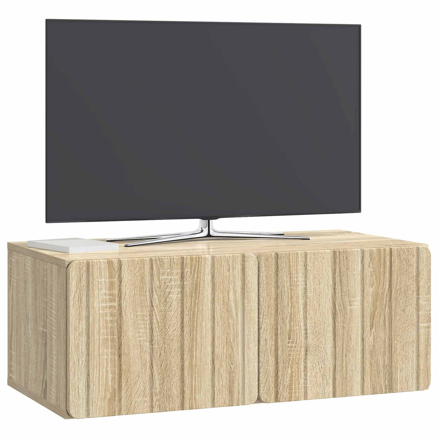 Fali TV szekrény 78,5 x 41 x 30 cm Sonoma Tölgy Szerelt Fa