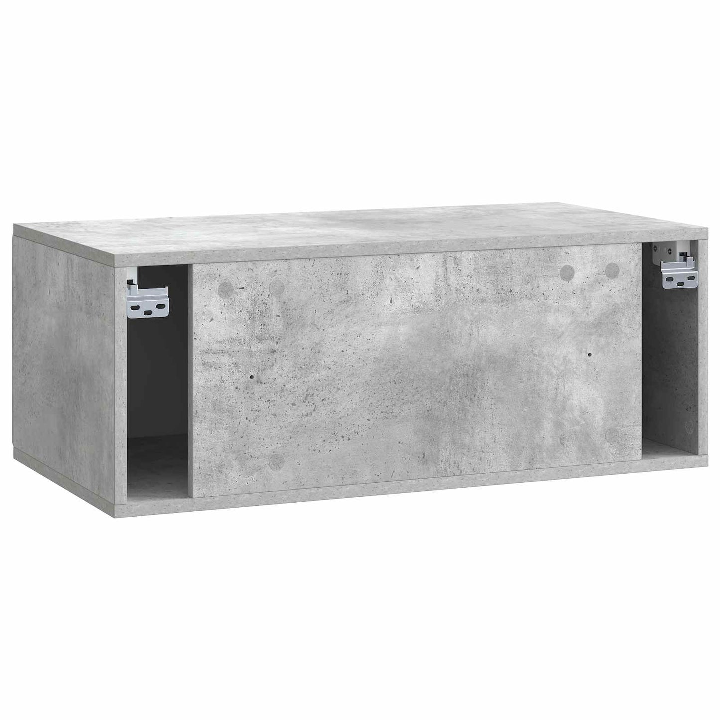 Fali TV szekrény 78,5 x 41 x 30 cm Betonszürke Szerelt Fa