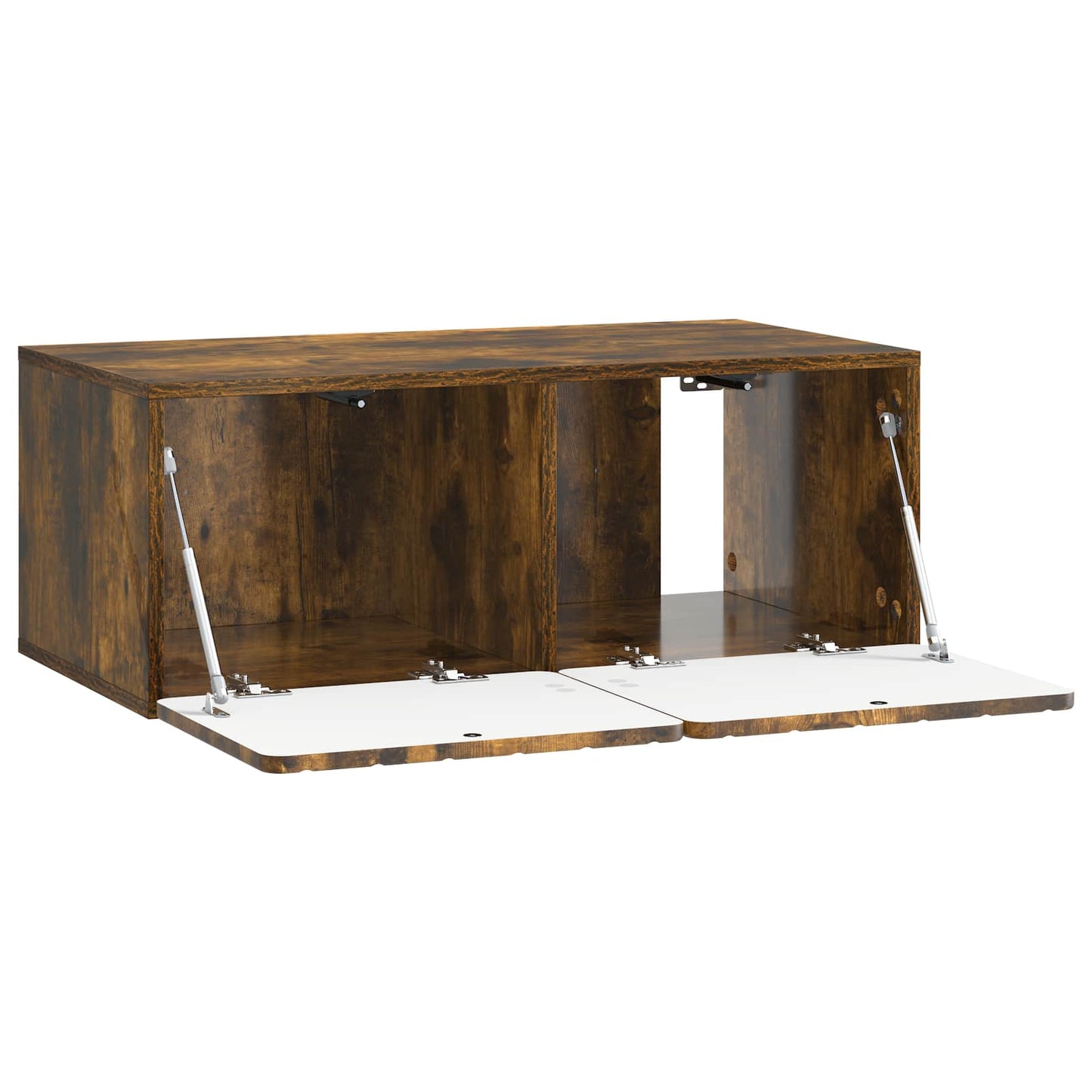 Fali TV szekrény 78,5 x 41 x 30 cm Füstös Tölgy Szerelt Fa