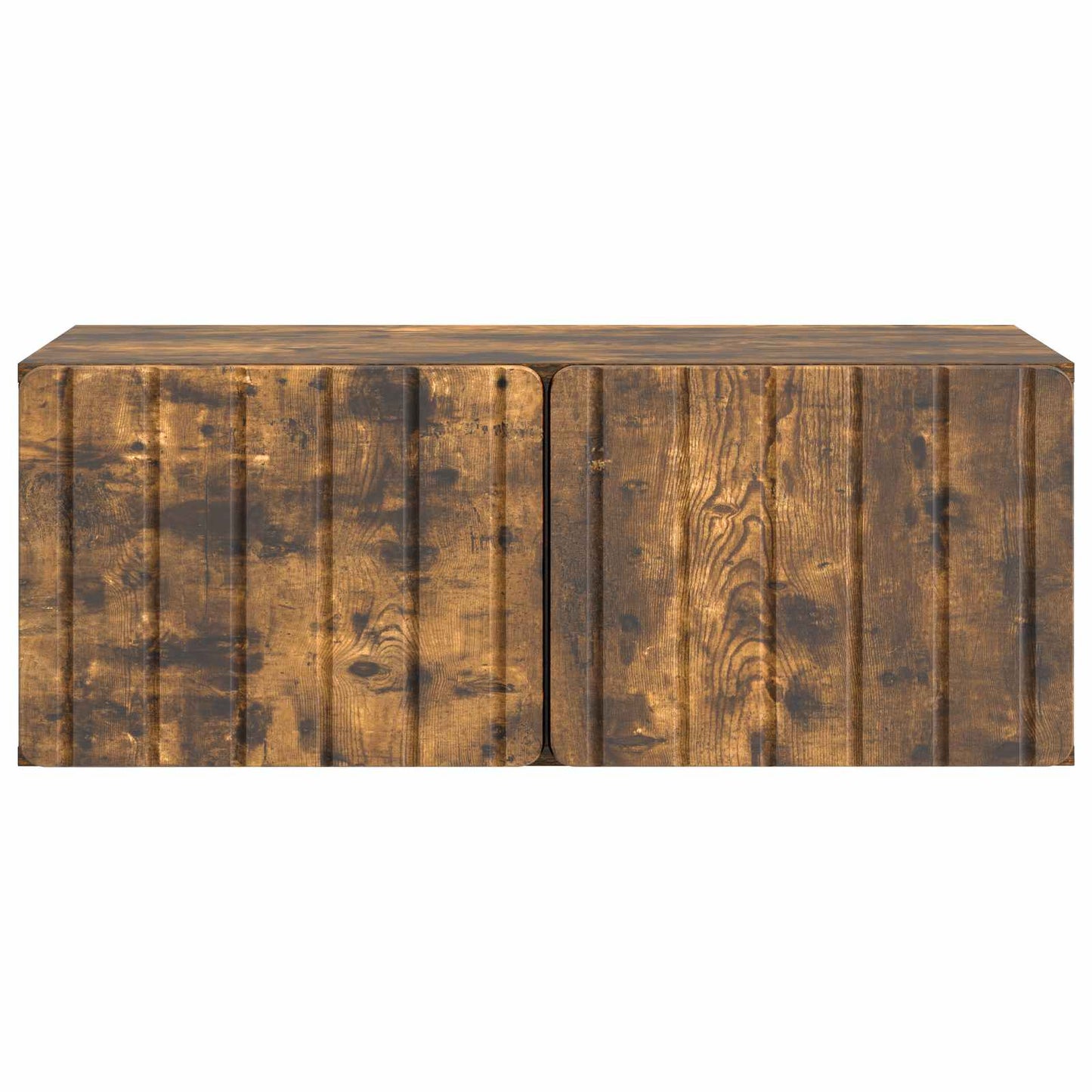 Fali TV szekrény 78,5 x 41 x 30 cm Füstös Tölgy Szerelt Fa