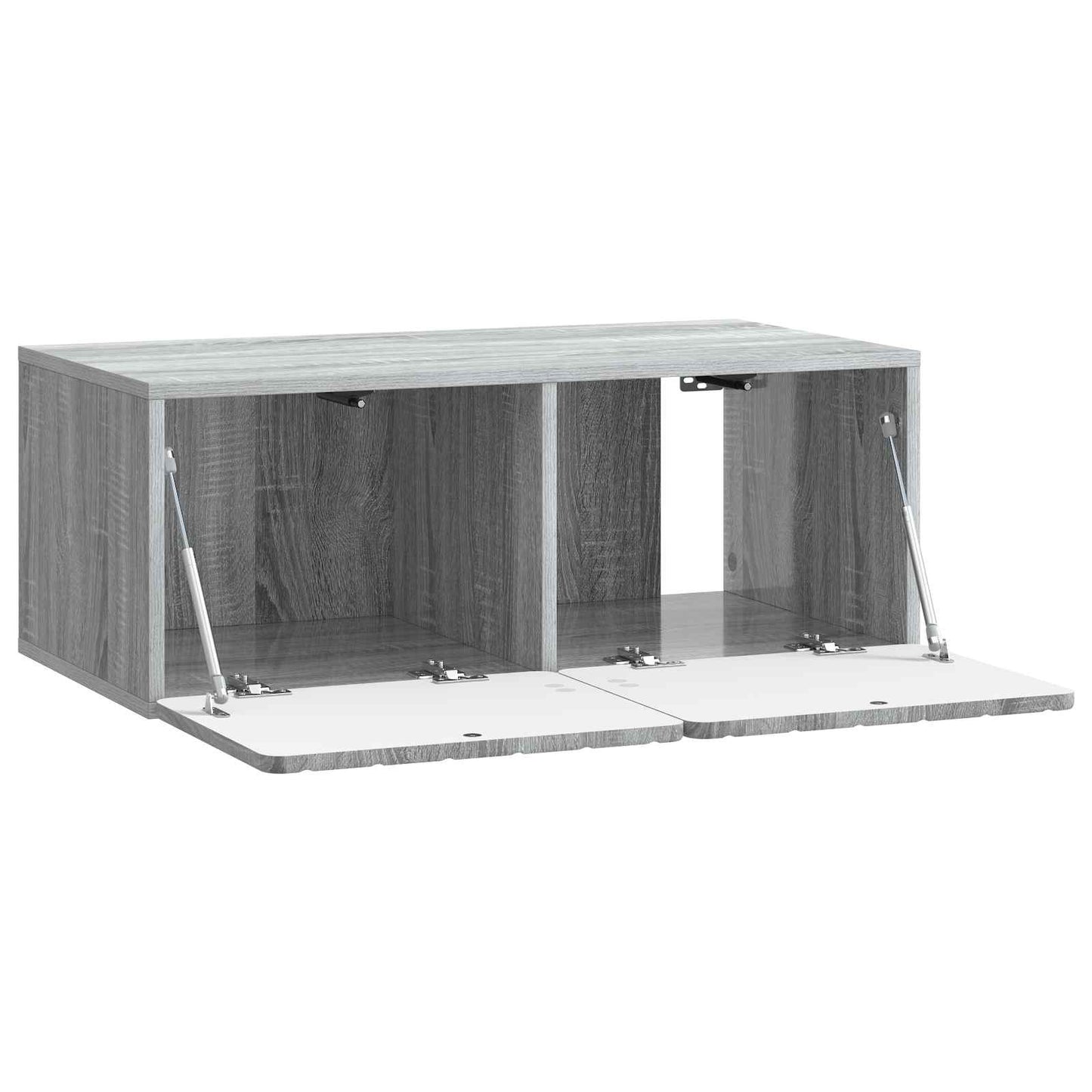 Fali TV szekrény 78,5 x 41 x 30 cm Szürke Sonoma Szerelt Fa
