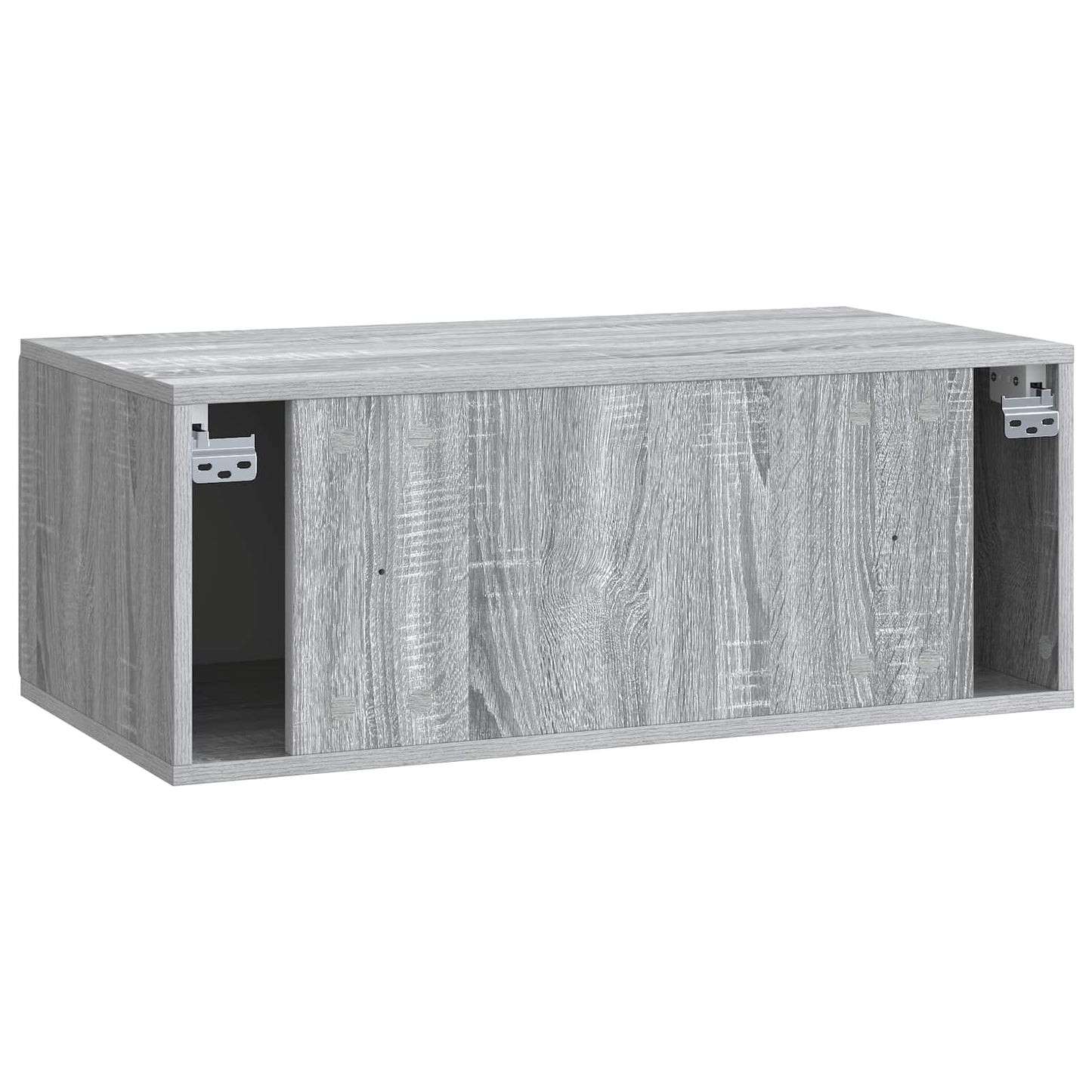 Fali TV szekrény 78,5 x 41 x 30 cm Szürke Sonoma Szerelt Fa