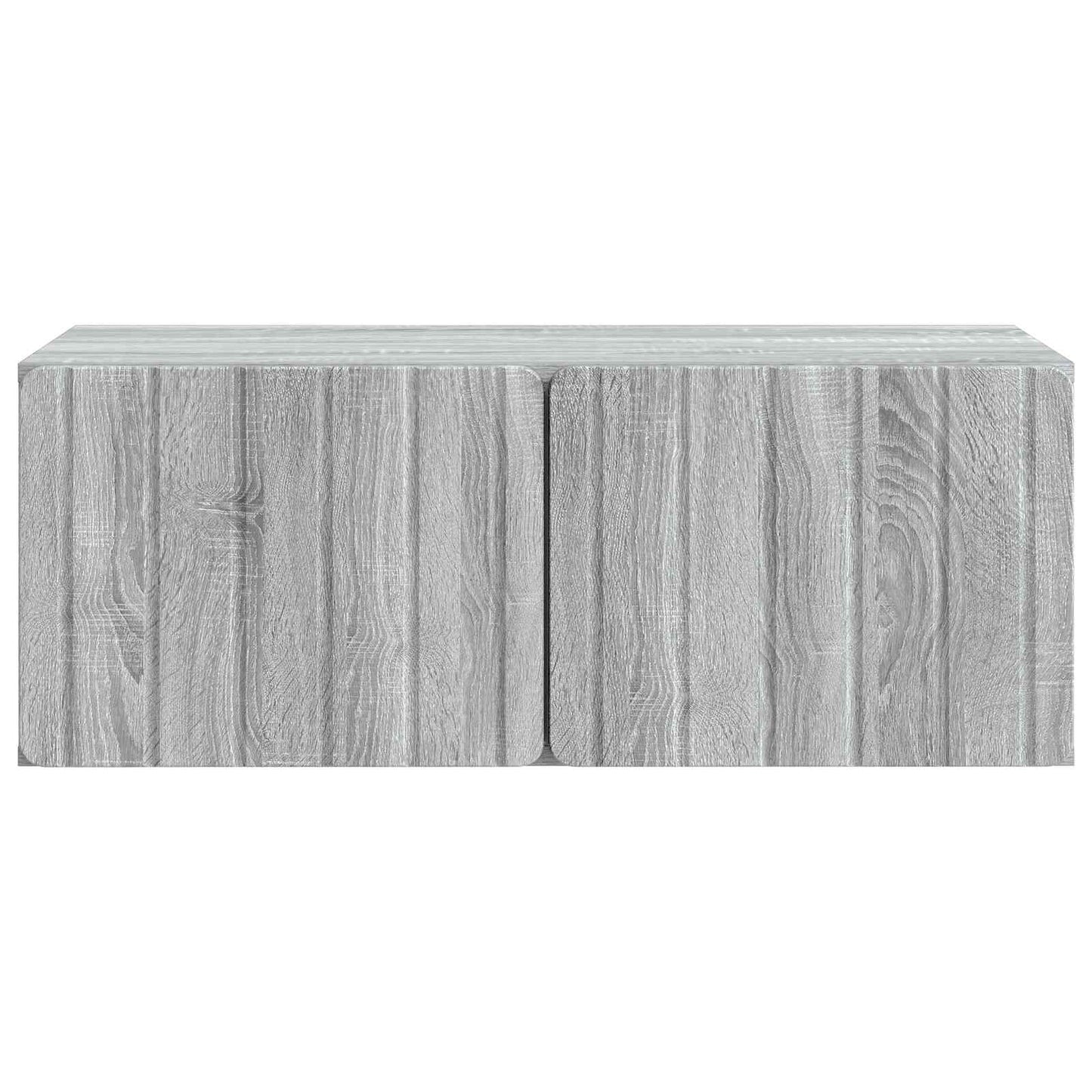 Fali TV szekrény 78,5 x 41 x 30 cm Szürke Sonoma Szerelt Fa