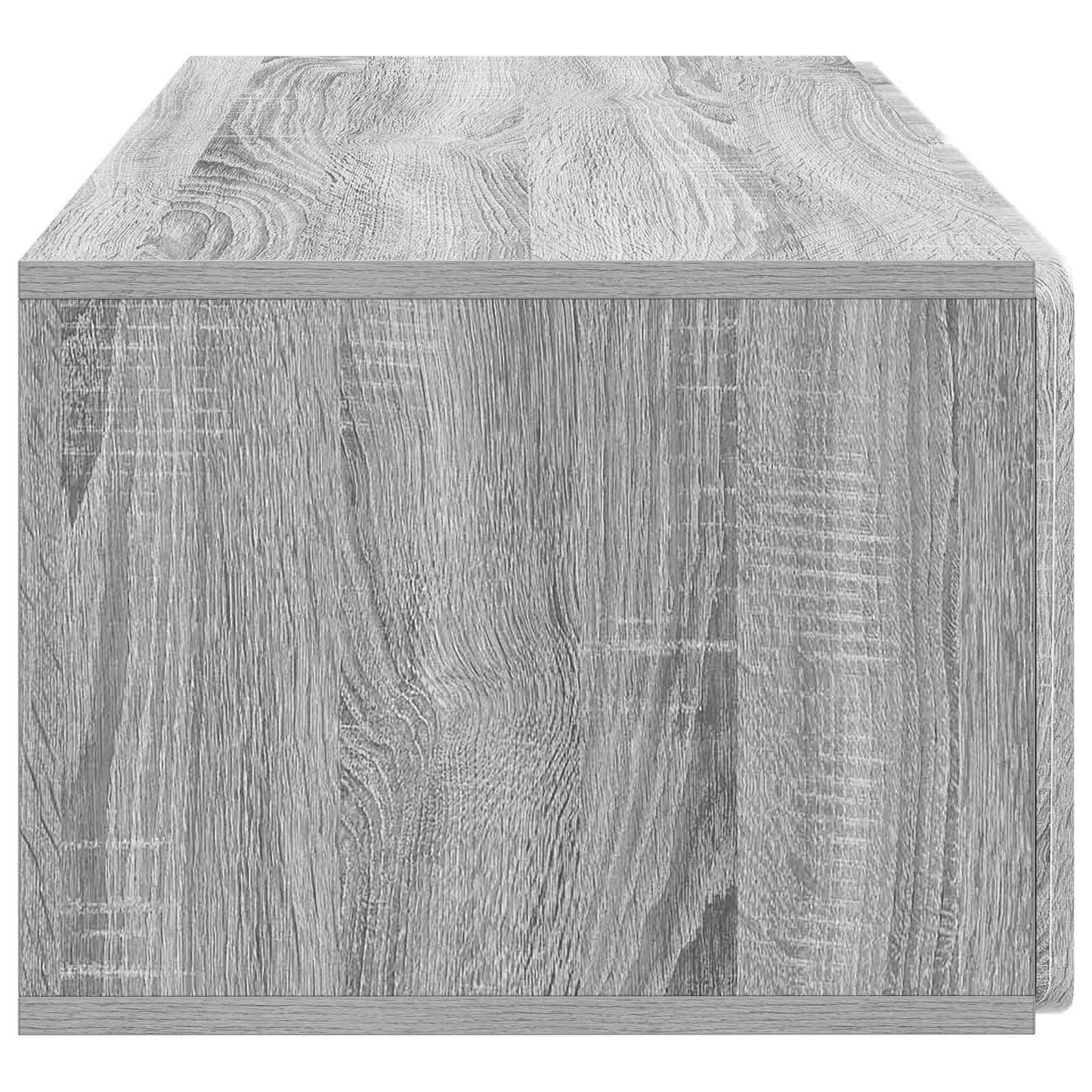 Fali TV szekrény 78,5 x 41 x 30 cm Szürke Sonoma Szerelt Fa