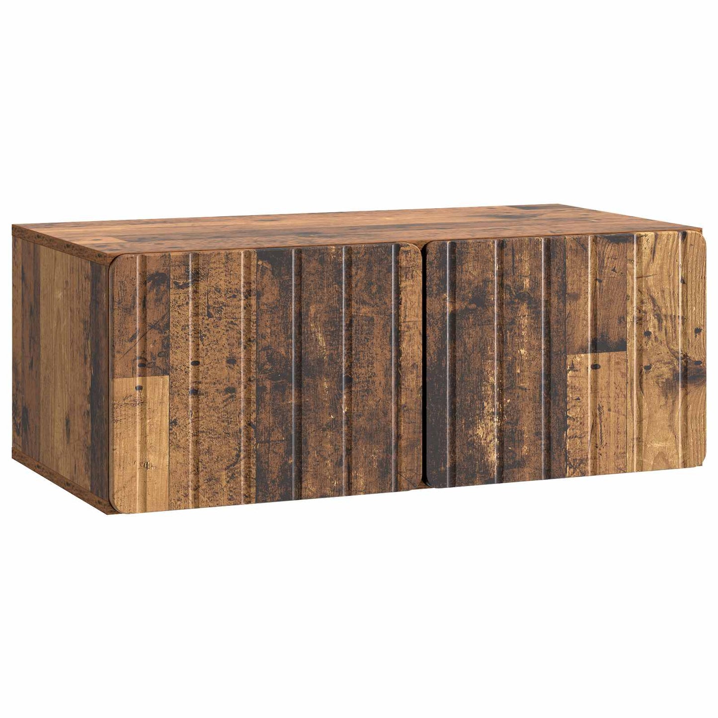 Fali TV szekrény 78,5 x 41 x 30 cm Antik Fa Szerelt Fa