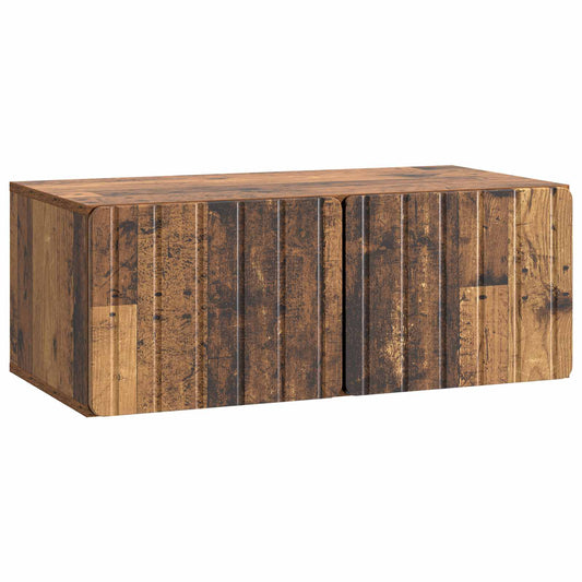 Fali TV szekrény Antik Fa 78,5 x 41 x 30 cm Szerelt Fa