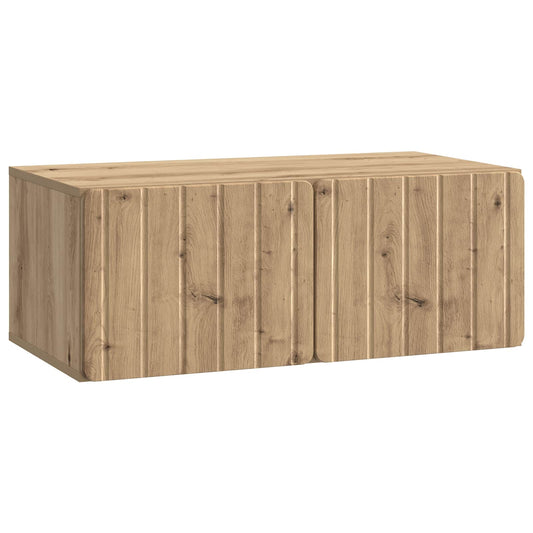 Fali TV szekrény Kézműves Tölgy 78,5 x 41 x 30 cm Szerelt Fa