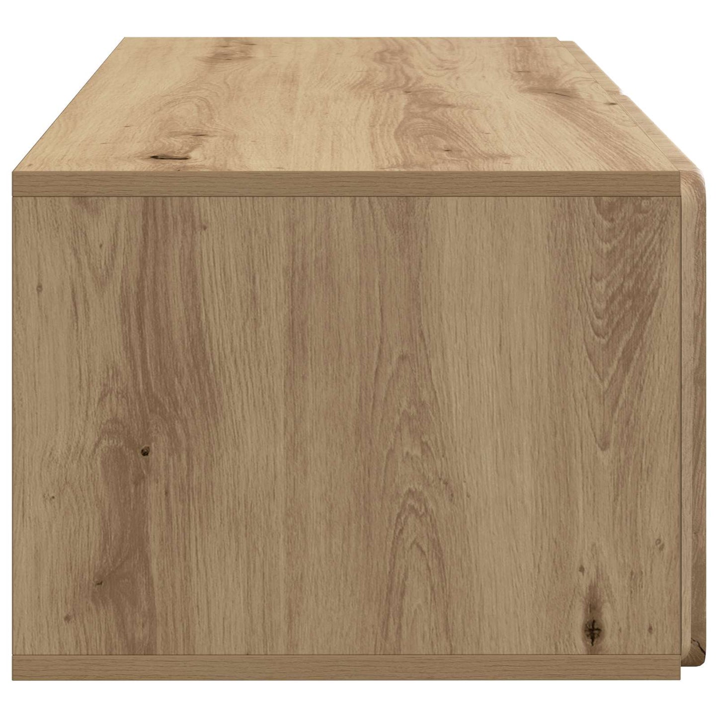 Fali TV szekrény 78,5 x 41 x 30 cm Kézműves Tölgy Szerelt Fa