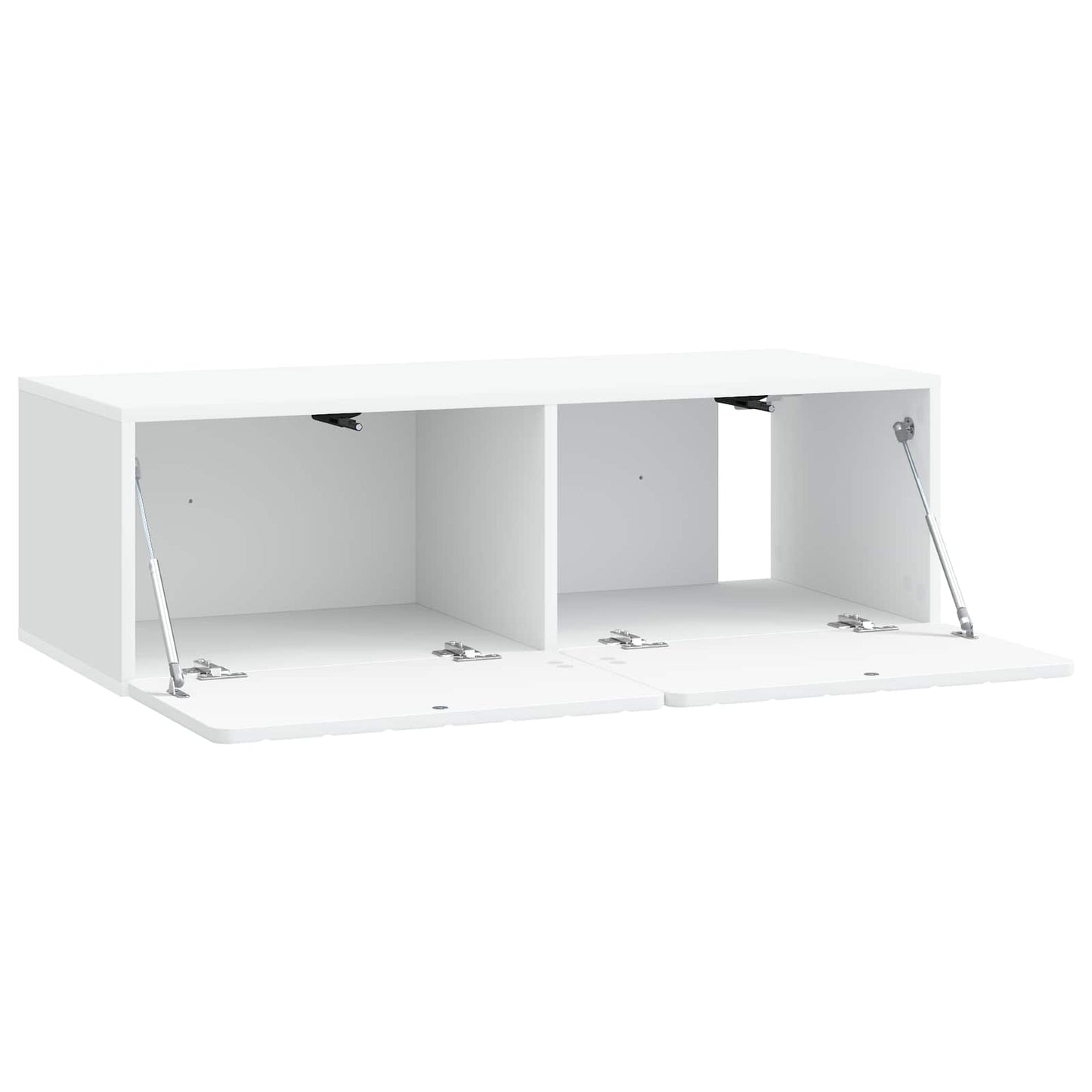 Fali TV szekrény 98 x 41 x 30 cm Fehér Szerelt Fa