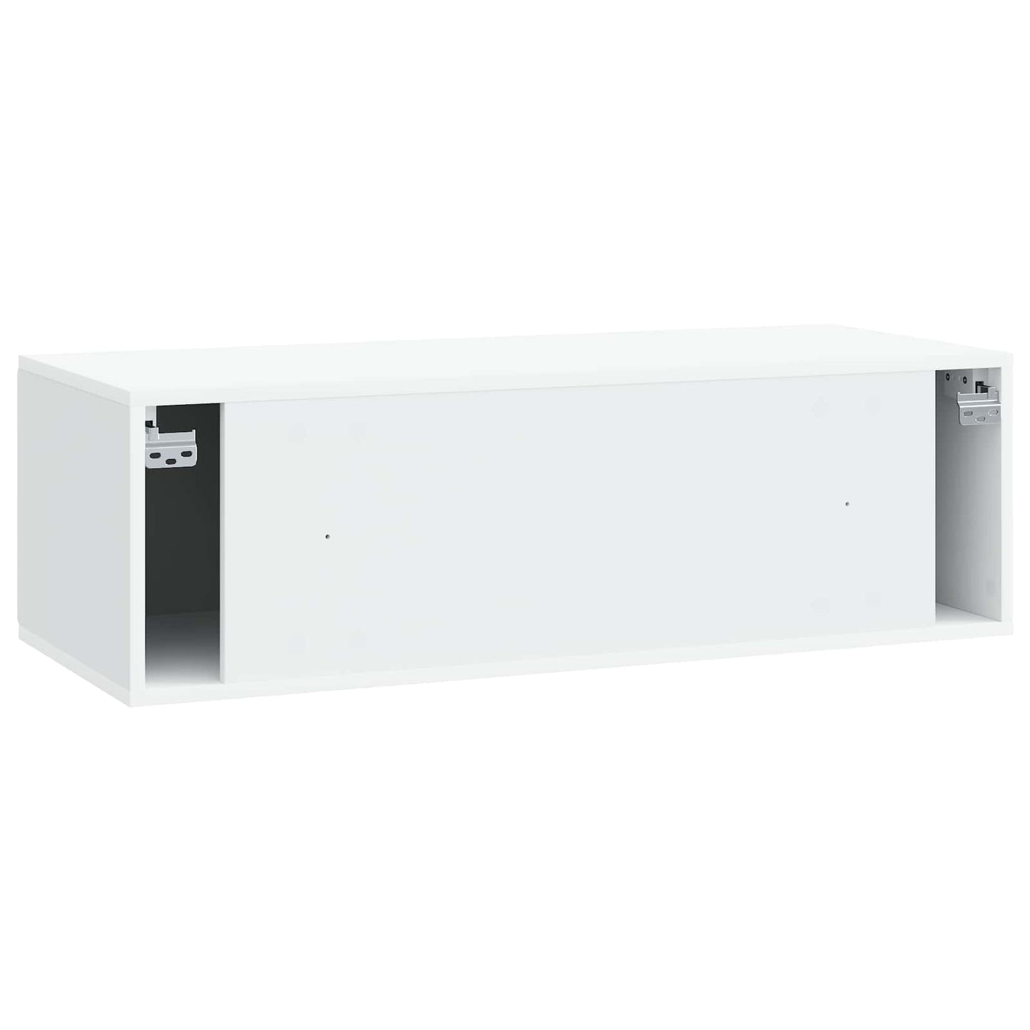 Fali TV szekrény 98 x 41 x 30 cm Fehér Szerelt Fa