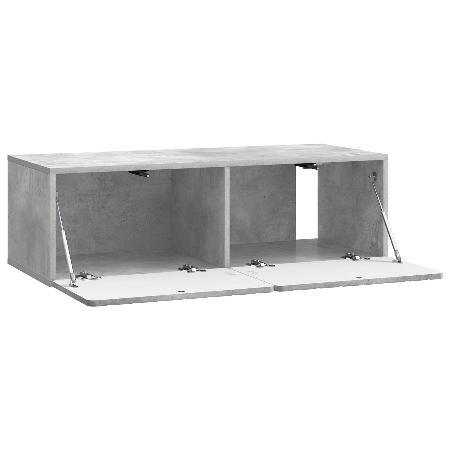 Fali TV szekrény 98 x 41 x 30 cm Betonszürke Szerelt Fa