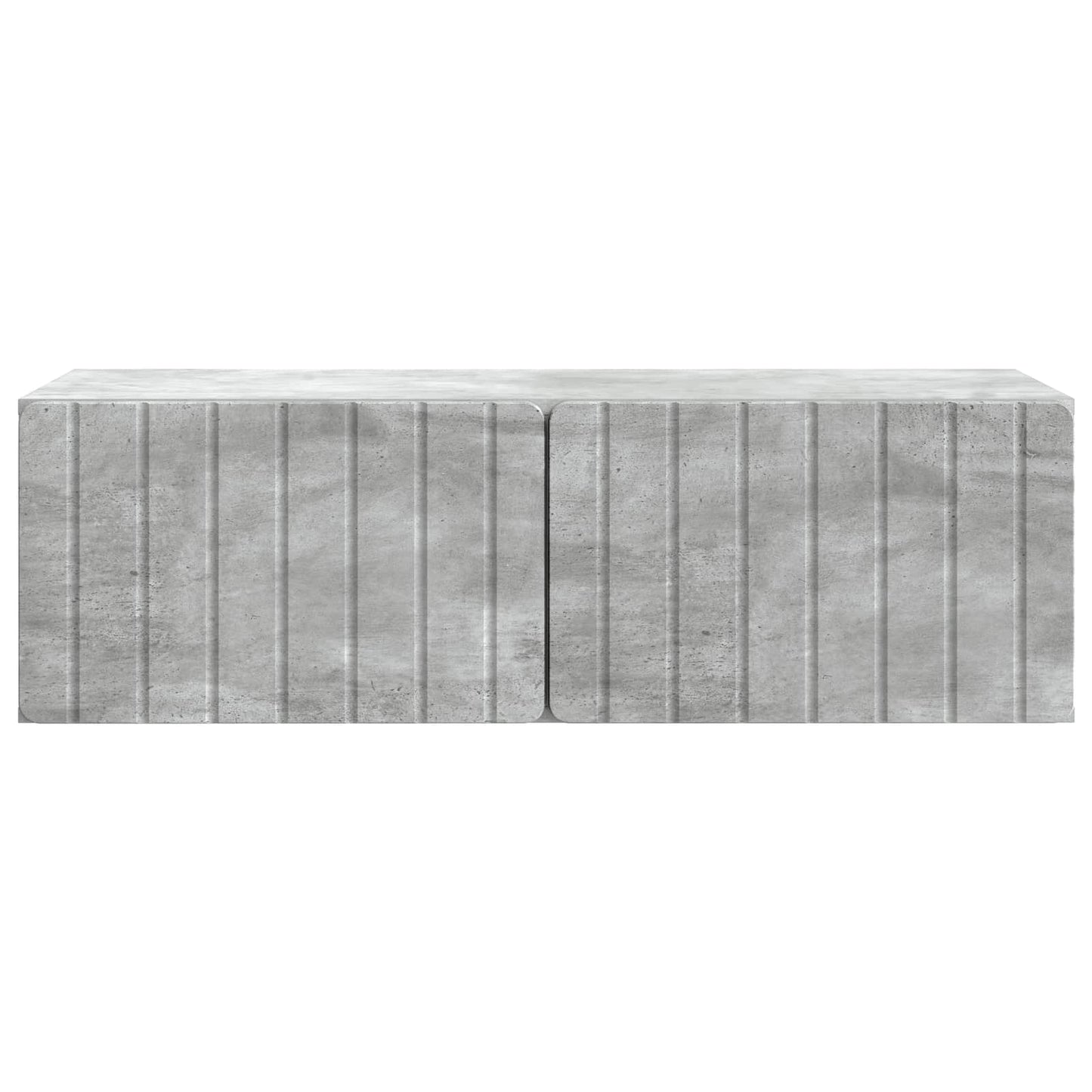 Fali TV szekrény 98 x 41 x 30 cm Betonszürke Szerelt Fa