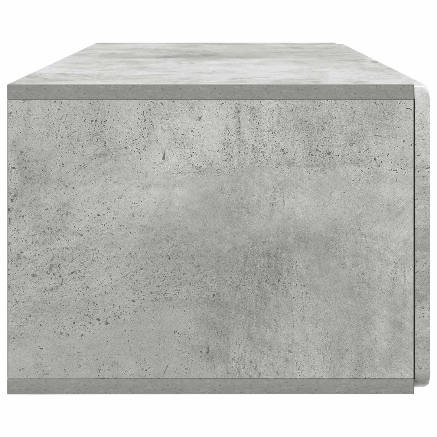 Fali TV szekrény 98 x 41 x 30 cm Betonszürke Szerelt Fa