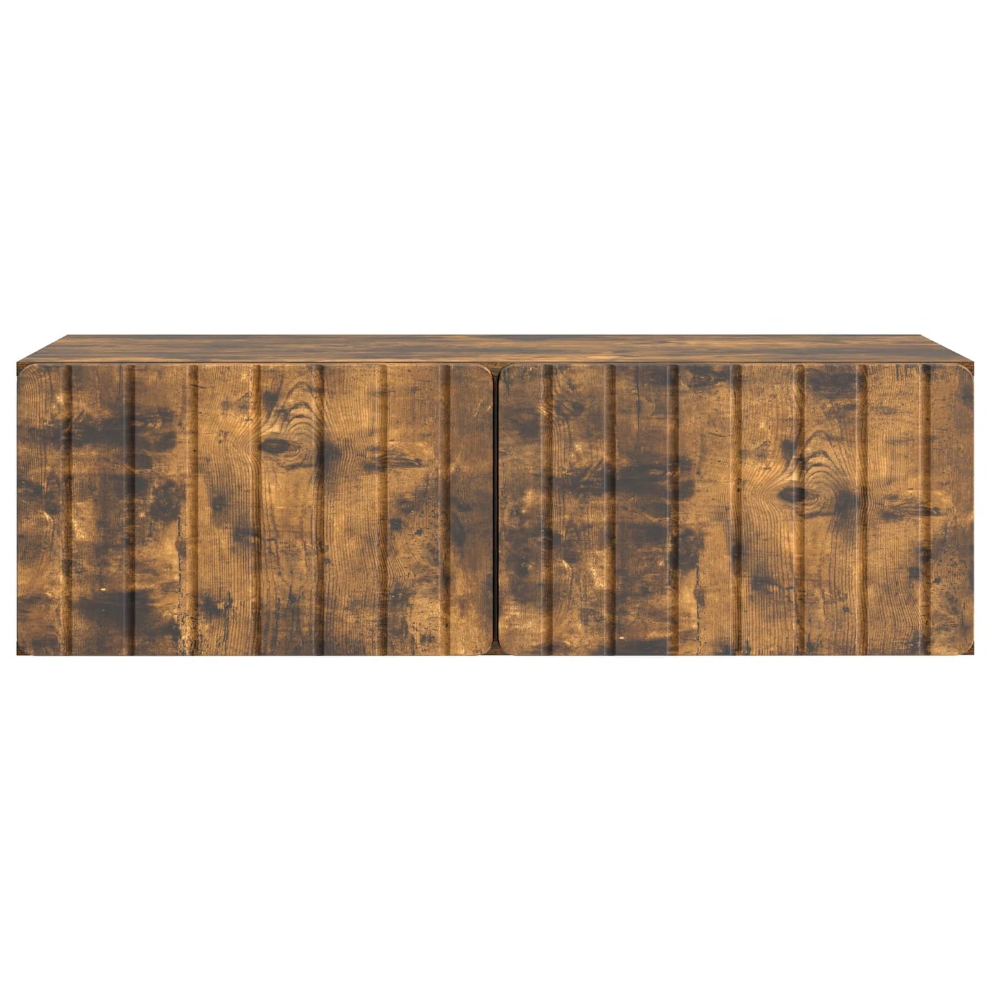 Fali TV szekrény 98 x 41 x 30 cm Füstös Tölgy Szerelt Fa