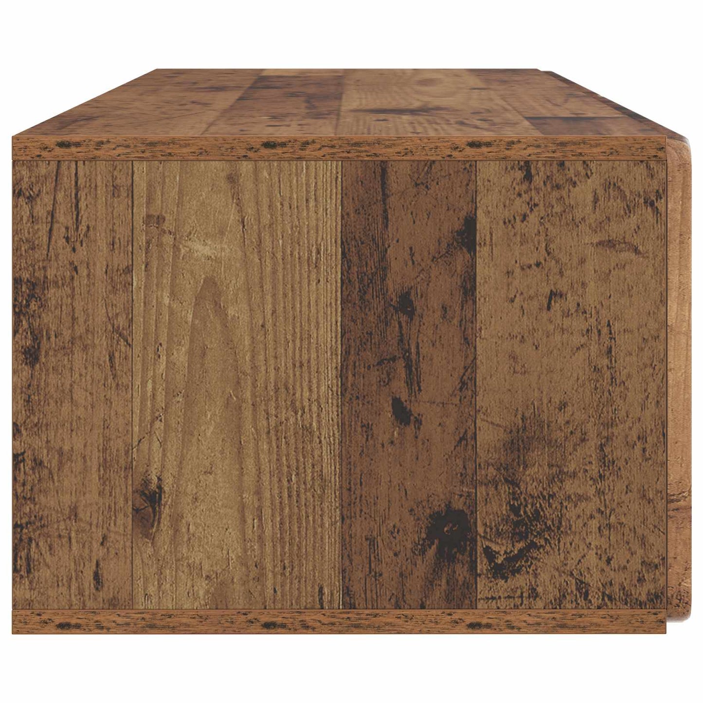 Fali TV szekrény 98 x 41 x 30 cm Antik Fa Szerelt Fa