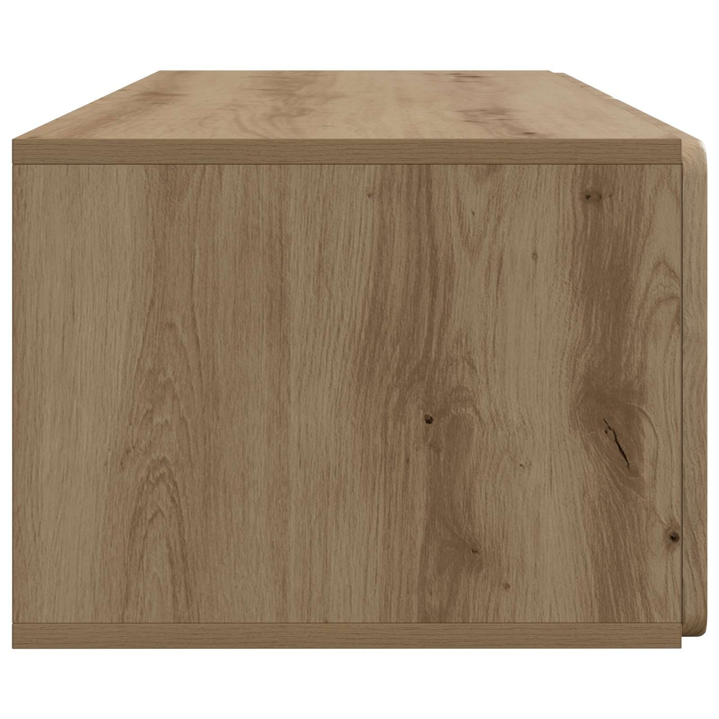 Fali TV szekrény 98 x 41 x 30 cm Kézműves Tölgy Szerelt Fa