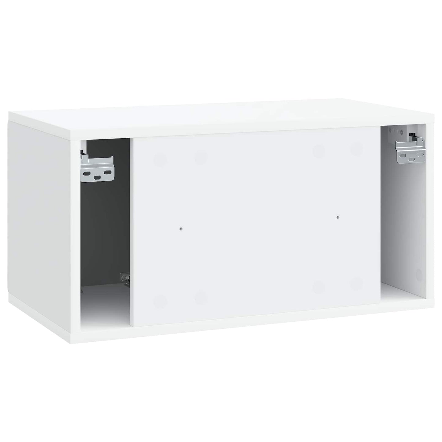 Fali TV szekrény 59,5 x 31 x 30 cm Fehér Szerelt Fa