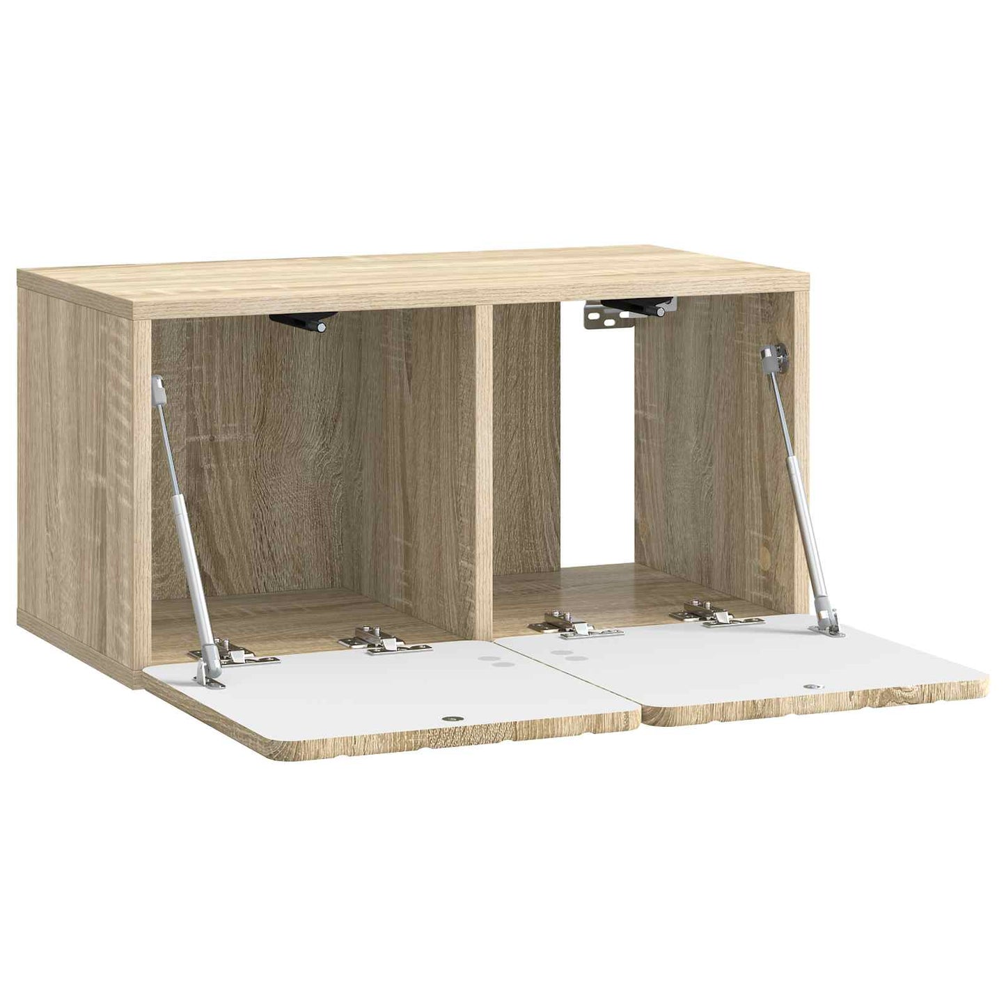 Fali TV szekrény 59,5 x 31 x 30 cm Sonoma Tölgy Szerelt Fa