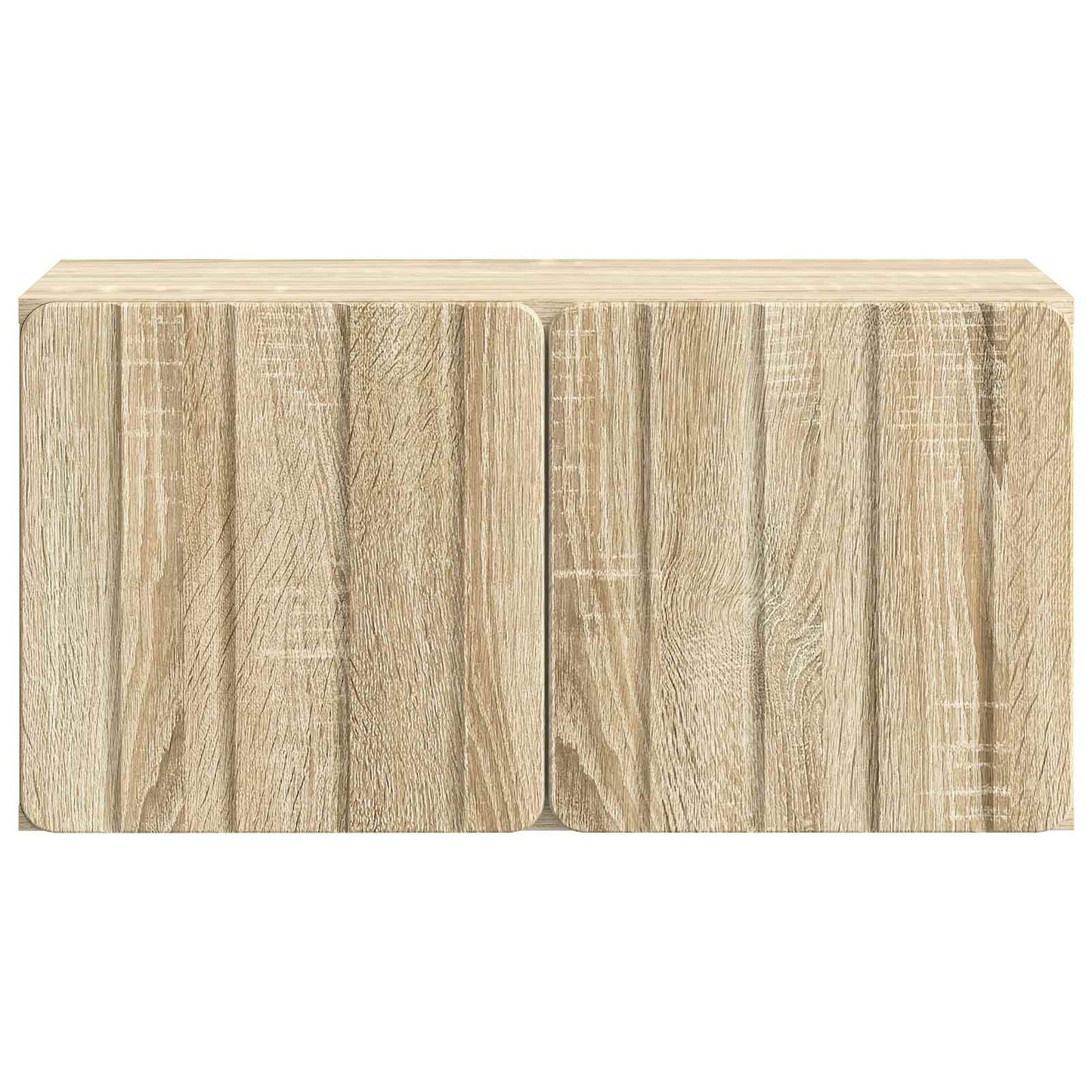 Fali TV szekrény 59,5 x 31 x 30 cm Sonoma Tölgy Szerelt Fa