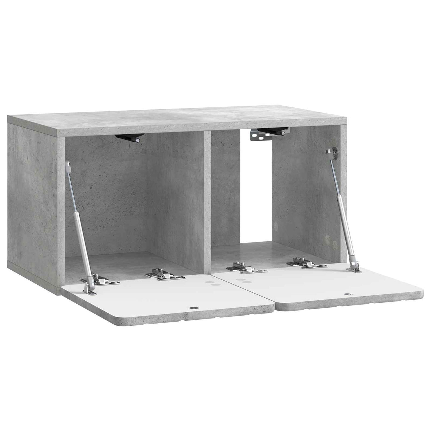 Fali TV szekrény 59,5 x 31 x 30 cm Betonszürke Szerelt Fa